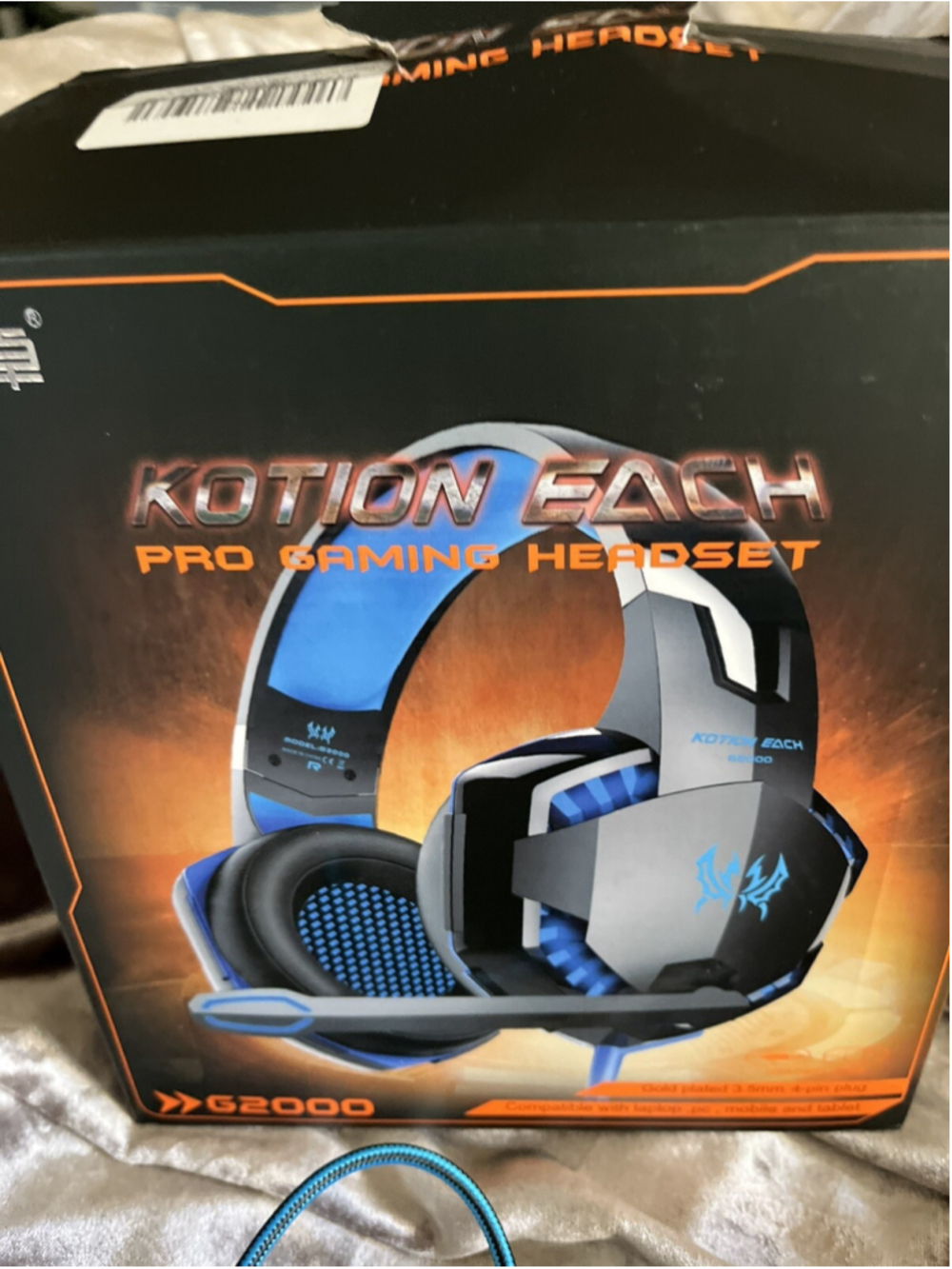 Kotion Eqch G2000 Gaming Headset USED in Great Condition NEW OPEN BOX , SEE PICS